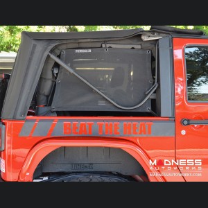 Jeep Wrangler JK Top Trailmesh Spider Sides - 2 Door 